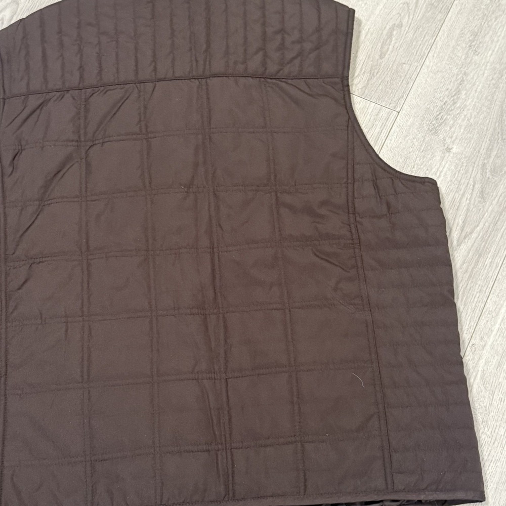 Jos. A. Bank Men's Quilted Vest, Full-Zip Size XXL Brown - Picture 12 of 12